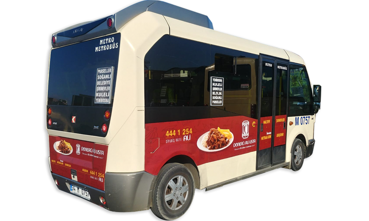 Türkiye minibus reklamlari