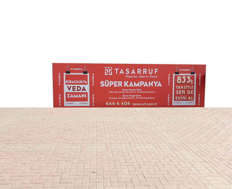 tasarruf cephe reklam