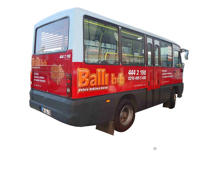 ballı borek minibus reklam