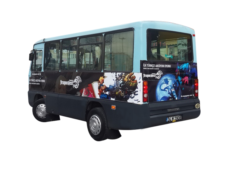 dragon minibüs reklam