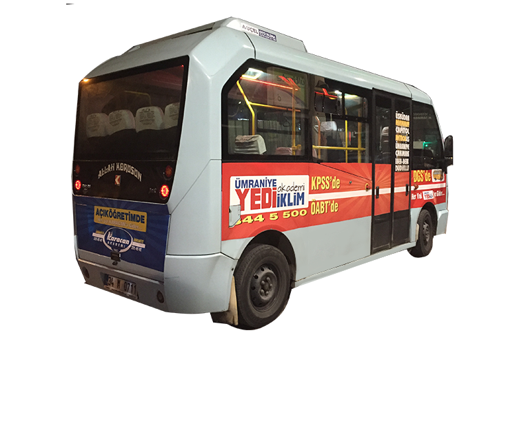 iklim minibus reklam