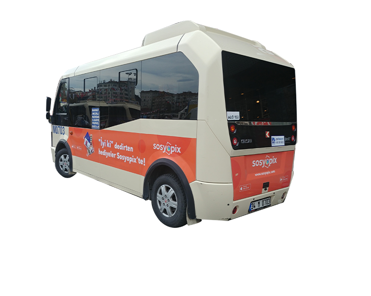 sosyopix minibus reklam