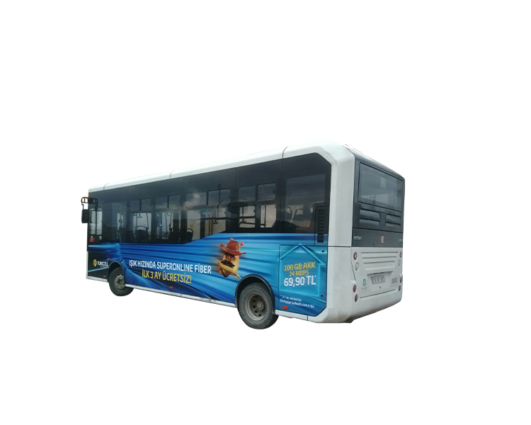 turcell otobus reklamlari