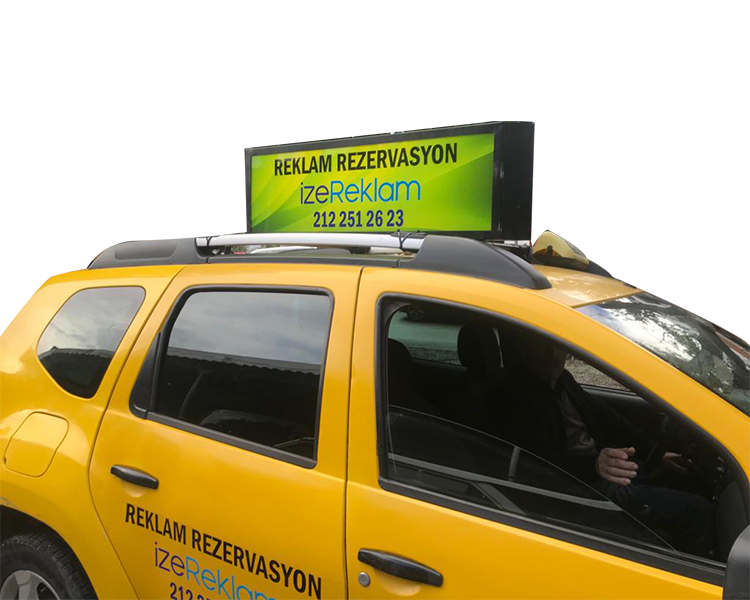 ize medya taksi pano reklamlari