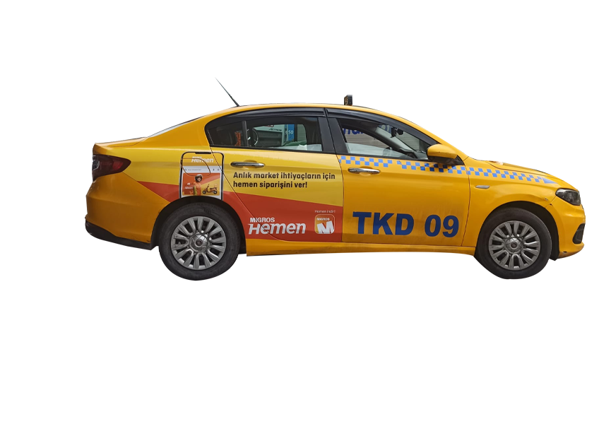 migros turkiye taksi reklamlari